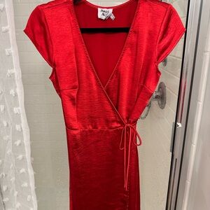 Princess Polly Scarlet Wrap Midi Dress